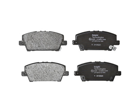 Brake Pad Set, disc brake LP1970 Delphi, Image 3
