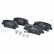 Brake Pad Set, disc brake LP1970 Delphi