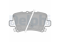 Brake Pad Set, disc brake LP1971 Delphi