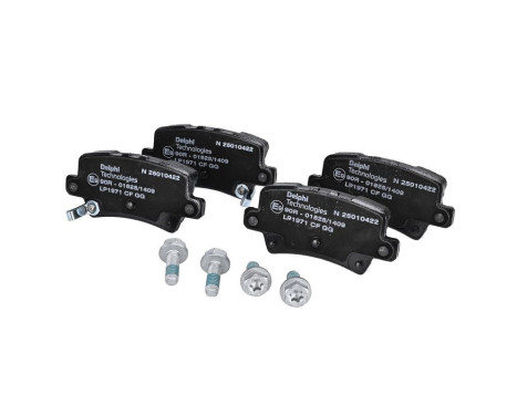 Brake Pad Set, disc brake LP1971 Delphi, Image 2