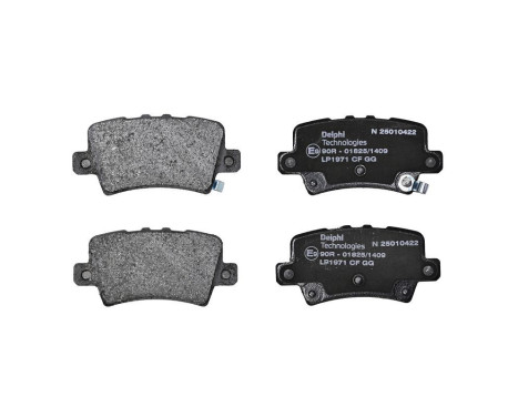 Brake Pad Set, disc brake LP1971 Delphi, Image 3