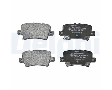 Brake Pad Set, disc brake LP1971 Delphi, Image 3
