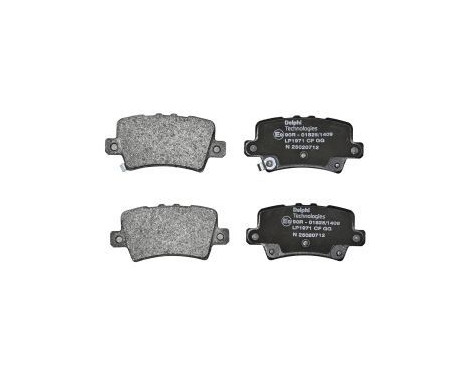 Brake Pad Set, disc brake LP1971 Delphi, Image 2