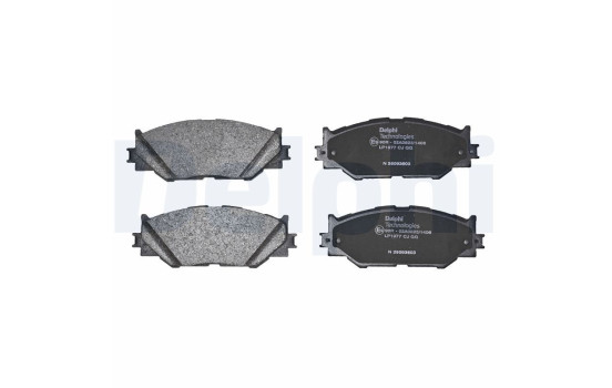 Brake Pad Set, disc brake LP1977 Delphi, Image 2
