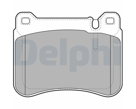 Brake Pad Set, disc brake LP1979 Delphi