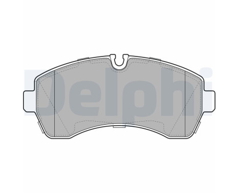 Brake Pad Set, disc brake LP1981 Delphi