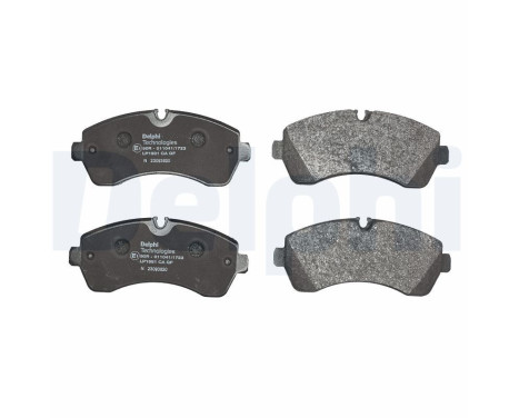 Brake Pad Set, disc brake LP1981 Delphi, Image 2