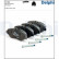 Brake Pad Set, disc brake LP1982 Delphi, Thumbnail 2