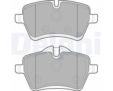 Brake Pad Set, disc brake LP1985 Delphi