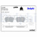 Brake Pad Set, disc brake LP1985 Delphi