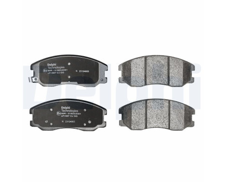 Brake Pad Set, disc brake LP1987 Delphi, Image 2