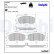 Brake Pad Set, disc brake LP1987 Delphi, Thumbnail 3