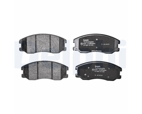 Brake Pad Set, disc brake LP1987 Delphi, Image 3