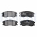 Brake Pad Set, disc brake LP1987 Delphi, Thumbnail 3