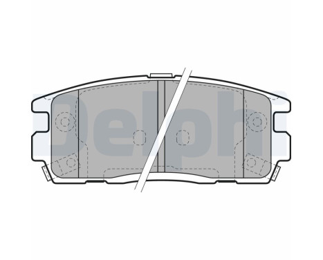 Brake Pad Set, disc brake LP1988 Delphi