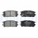 Brake Pad Set, disc brake LP1988 Delphi, Thumbnail 3