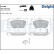 Brake Pad Set, disc brake LP1989 Delphi