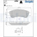 Brake Pad Set, disc brake LP1994 Delphi