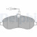 Brake Pad Set, disc brake LP1995 Delphi