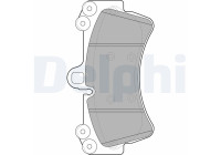 Brake Pad Set, disc brake LP1997 Delphi