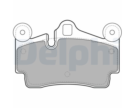 Brake Pad Set, disc brake LP1998 Delphi