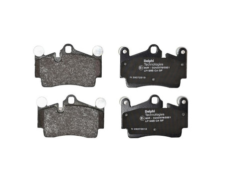 Brake Pad Set, disc brake LP1998 Delphi, Image 3