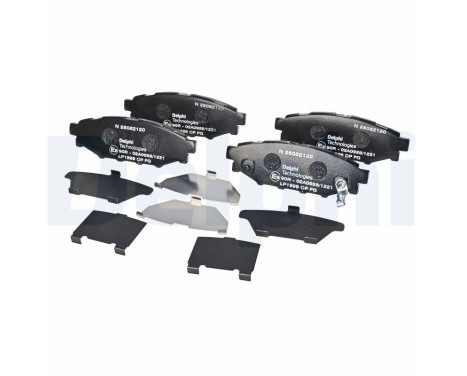 Brake Pad Set, disc brake LP1999 Delphi, Image 2