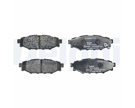 Brake Pad Set, disc brake LP1999 Delphi, Image 3