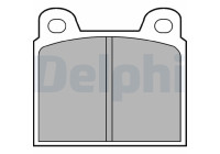 Brake pad set, disc brake LP20 Delphi