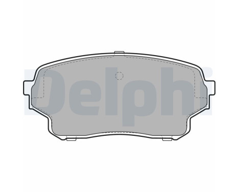Brake Pad Set, disc brake LP2000 Delphi