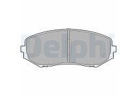 Brake Pad Set, disc brake LP2001 Delphi