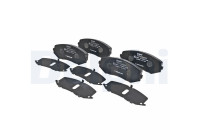 Brake Pad Set, disc brake LP2001 Delphi