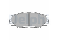 Brake Pad Set, disc brake LP2002 Delphi