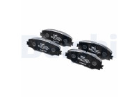 Brake Pad Set, disc brake LP2003 Delphi