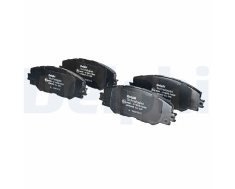 Brake Pad Set, disc brake LP2003 Delphi, Image 2
