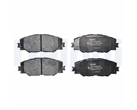 Brake Pad Set, disc brake LP2003 Delphi, Image 3