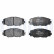 Brake Pad Set, disc brake LP2003 Delphi, Thumbnail 3