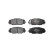 Brake Pad Set, disc brake LP2003 Delphi, Thumbnail 2