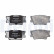 Brake Pad Set, disc brake LP2004 Delphi, Thumbnail 2