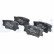 Brake Pad Set, disc brake LP2004 Delphi