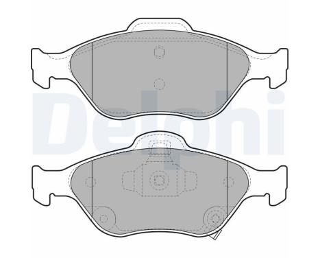 Brake Pad Set, disc brake LP2005 Delphi