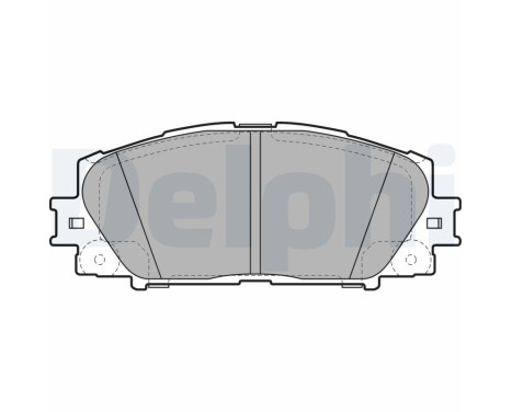 Brake Pad Set, disc brake LP2006 Delphi