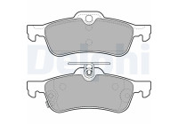 Brake Pad Set, disc brake LP2007 Delphi