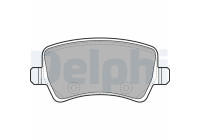 Brake Pad Set, disc brake LP2008 Delphi