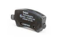 Brake Pad Set, disc brake LP2008 Delphi