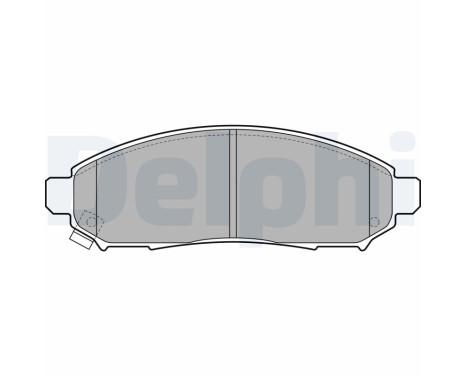 Brake Pad Set, disc brake LP2011 Delphi