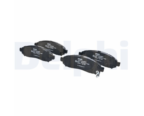 Brake Pad Set, disc brake LP2011 Delphi