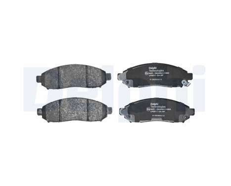 Brake Pad Set, disc brake LP2011 Delphi, Image 2