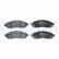 Brake Pad Set, disc brake LP2011 Delphi, Thumbnail 2