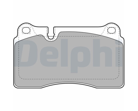 Brake Pad Set, disc brake LP2012 Delphi